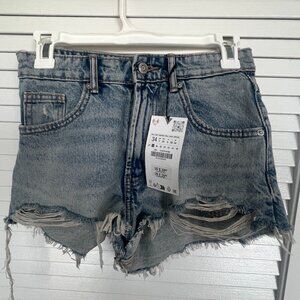 Brand New with Tags Zara Denim Jean Shorts Sz 2 / 34